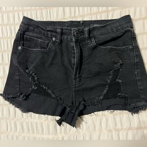 Kendall & Kylie Black Jean Shorts